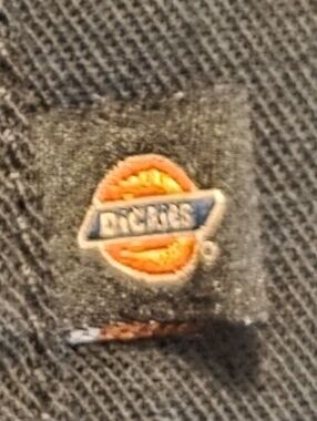Dickies Black Workwear Top with Orange Logo 2XL